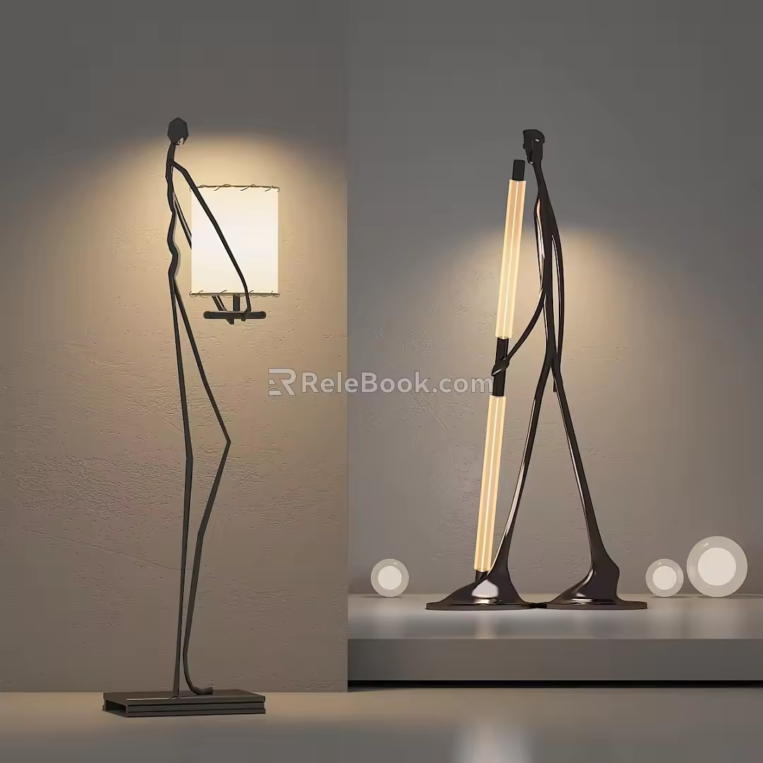 Floor Lamp Table Lamp 3d model