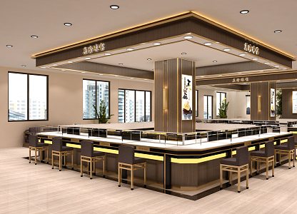 New Chinese Jewelry Store 3d model