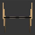 Modern swing children's playground children's playground 3d model
