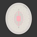 Ancient Roman Amphitheater Architecture With Circular Auditorium And Pink Central Area