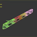 Train Light Rail Metro High Speed Rail EMU Train High Speed Train High Speed Train High Speed Locomotive EMU 3d model