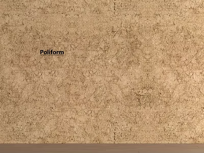 Poliform Interior Wall Design With Textured Surface And Intricate Pattern Details 3d model
