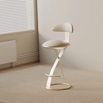 Modern Bar Chair 3d model