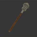 Lion Head Designed Hammer With Metallic Head And Wooden Handle