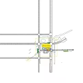 Modern High Rise Residential Buildings Exterior With Street Cars And Greenery