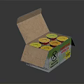 Open Cardboard Box With Shotgun Shells And Red Lidded Metal Cans