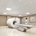 Modern CT room MRI room 3d model