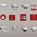 Security And Fire Safety Equipment Including Smoke Detectors Cameras And Alarm Panels