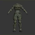 Sci-Fi Armor Alien Armor Sci-Fi Armor High-Tech Armor Futuristic Armor Alien Warrior Armor 3d model