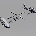 Military Helicopters As Essential Weapon Systems With Advanced Combat Equipment And Gear