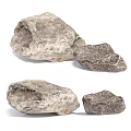 Natural Stone and Wood Pieces in Different Sizes for Home Decor Projects