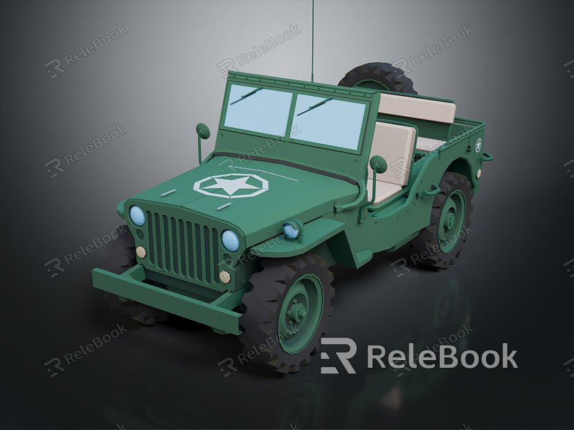 Modern Military Vehicle Bulletproof Car Armed Car Armed Bulletproof Car Military Jeep model