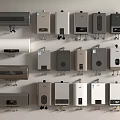 Assorted Wall Mounted Water Heaters with Multiple Styles for Home Daily Use 3d model