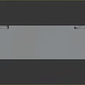 White Square Shaped Battery Unit With Green Buttons And Label