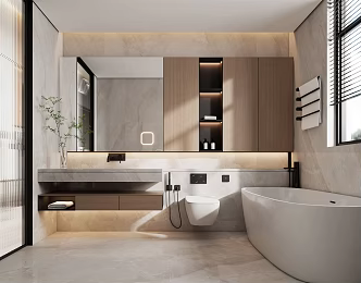 Modern Toilet Simple Toilet 3d model
