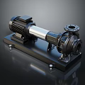 Industrial Centrifugal Pump Equipment Featuring Electric Motor And Base Frame Housing Structure