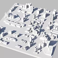 Aerial Planning Urban Layout 3D Building Models City Design Overview