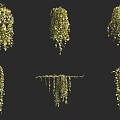 Natural Hanging Vines With Lush Green Leaves In Various Decorative Trailing Styles