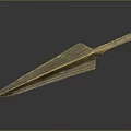 Spear Ancient Weapon Cold Weapon Medieval Item Medieval Weapon Sword Axe 3d model