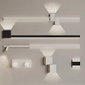 Modern Wall Lamps With Sleek Black White Designs Various Shapes And Contemporary Lighting
