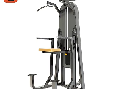 Multi functional Sports Equipment With Padded Seat Steel Frame And Adjustable Handles 3d model