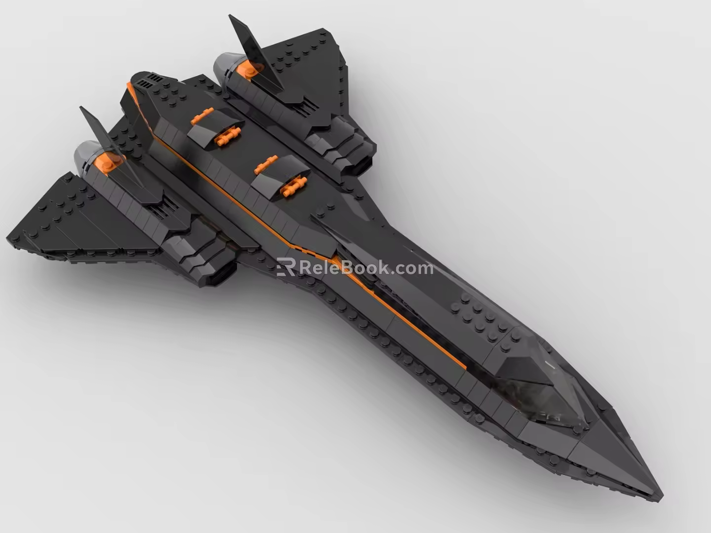 LEGO toy blocks universe fighter 3d model