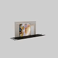 Modern Agate Stone Wall Decor With Natural Patterns And Hanging Ring Lights