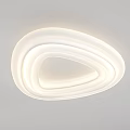 Modern Cloud Star Circular Shaped Ceiling Lights With Soft Lighting Design 3d model