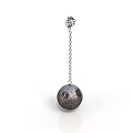 Elegant Spherical Hanging Decor With Chain For Home Living Supplies