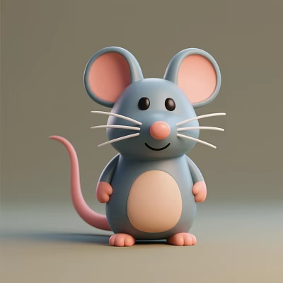 Mouse small mouse small animal cartoon mouse 3d model Mouse small mouse small animal cartoon mouse 3d model