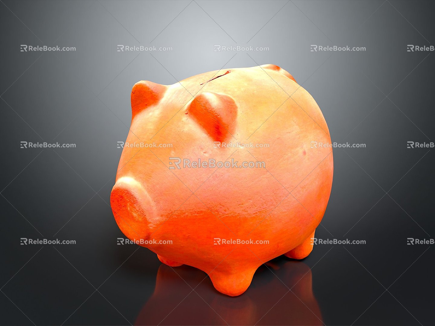 Piggy piggy bank piggy bank pig piggy bank porcelain piggy bank porcelain 3d model