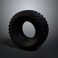 Black Heavy Duty Car Tire With Deep Tread For Off Road Driving