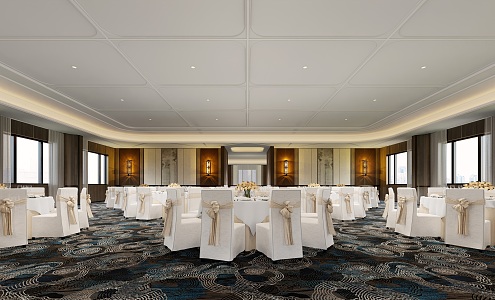 Ballroom 3d model