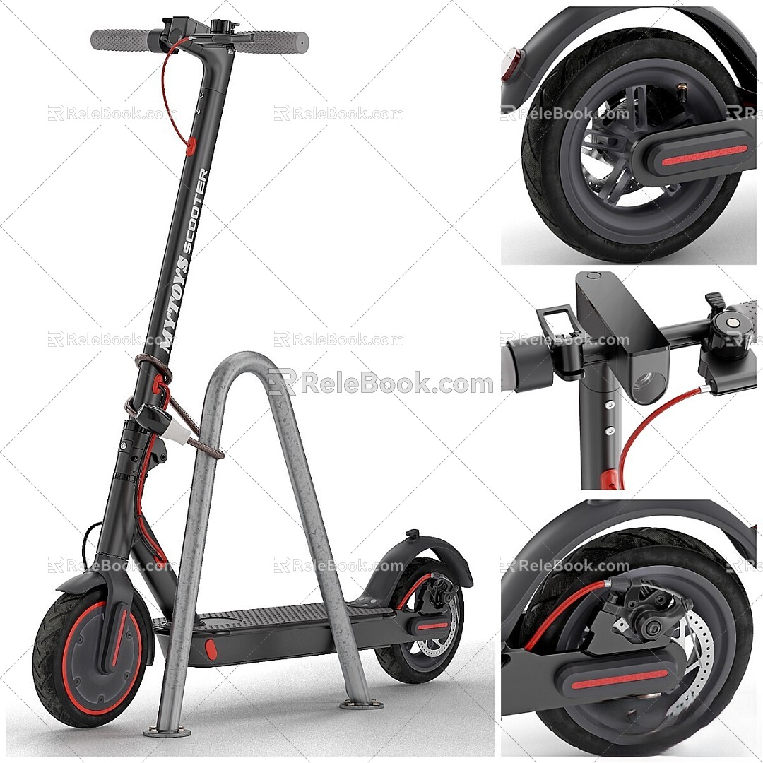 Other Scooter Kick Electric Vehicle 3d model