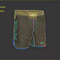 KAND MONOLITH Performance Shorts With ZP Logo And Mesh Side Panels