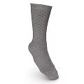 Gray Socks With Colorful Small Dots Pattern For Casual Everyday Wear