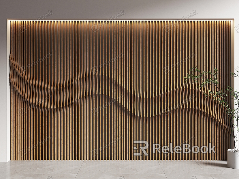 Solid wood background wall grille background wall modeling background wall new Chinese style grille background sofa background wall model