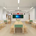 Labor technology classroom general classroom 3d model