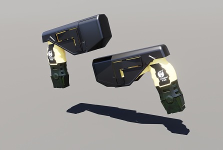 Sci-fi Gun 3d model