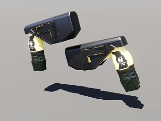 Sci-fi Gun 3d model