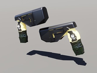 Sci-fi Gun 3d model