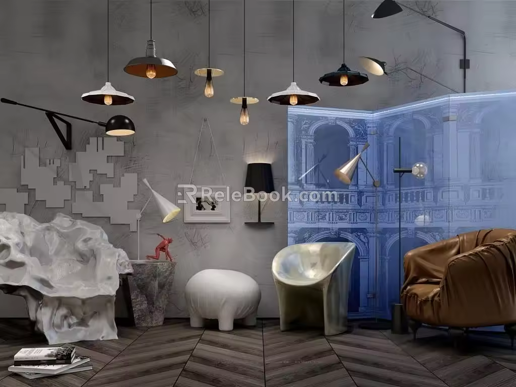Lamp combination 3d model
