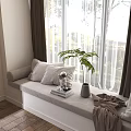 Floating Window Sill Floating Window Mat 3d model