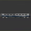Detailed 3D Model Of Blue And White Train Carriage With Windows Wheels On Reflective Background
