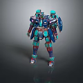 Transformers Gauda Warrior Gauda Mech Warrior Mech Soldier Machine Armor Mechanical Armor 3d model