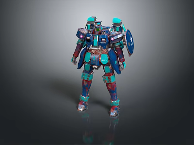 Transformers Gauda Warrior Gauda Mech Warrior Mech Soldier Machine Armor Mechanical Armor 3d model