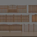 Various Wooden Fence Designs With Picket Tops Lattice Panels And Arched Gates