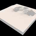 Natural Garden Landscape With Sandy Area Footprints Grassland And Small Mound