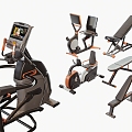 Modern Fitness Equipment 3d model