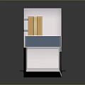 White Compact Delivery Truck With Cargo Packages In Truck Bed
